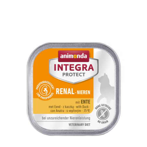 Корм вологий для котів Animonda Integra Protect Renal dishes with Duckпри з качкою алю трай (при хворобах нирок) -  100г
