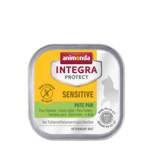 Корм вологий для котів Animonda Integra Protect Sensitive Turkey індичка алю трай (з харчовою непереносимістю) - 100г
