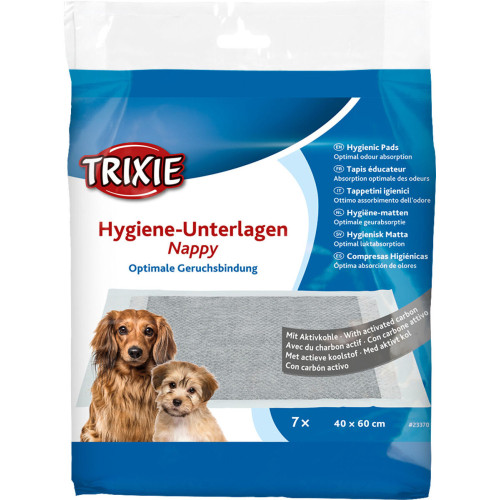 Пелюшки Trixie для собак з активованим вугіллям 40 х 60 см 7 шт