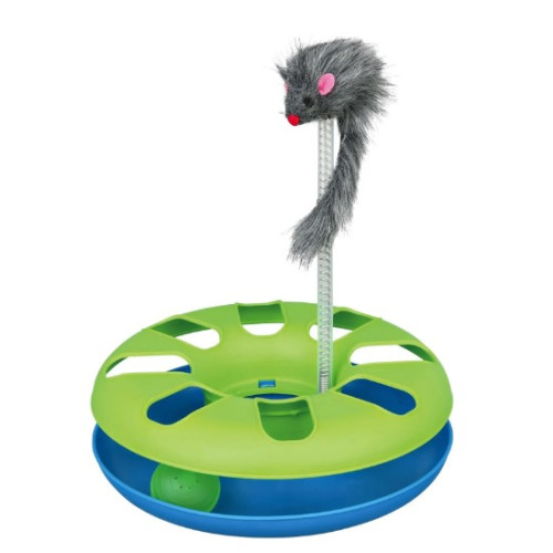 Іграшка для кішок Trixie Трек ігровий з мишкою «Crazy Circle» d=24 см, h=29 см