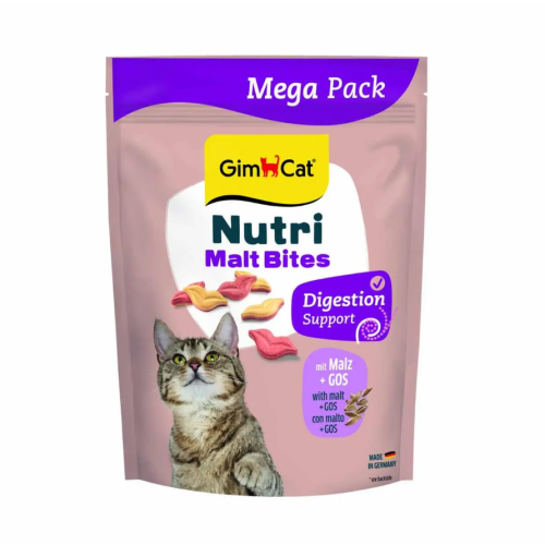 Витамины для взрослых кошек GimCat NUTRI для выведения комков шерсти с мальтом - 425г