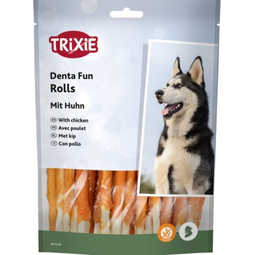 Лакомство для собак Trixie DENTAfun Палочка для чистки зубов с курицей 30 шт 240 г