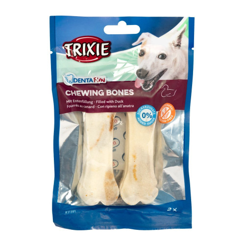 Ласощі для собак Trixie DENTAfun Кістка пресована з качкою 10 см 2 шт