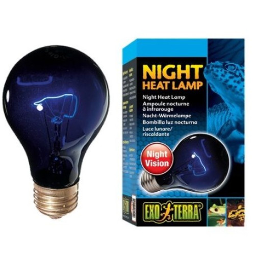 Нічна лампа місячного світла для тераріума Exo Terra Heat Lamp Night, 50W