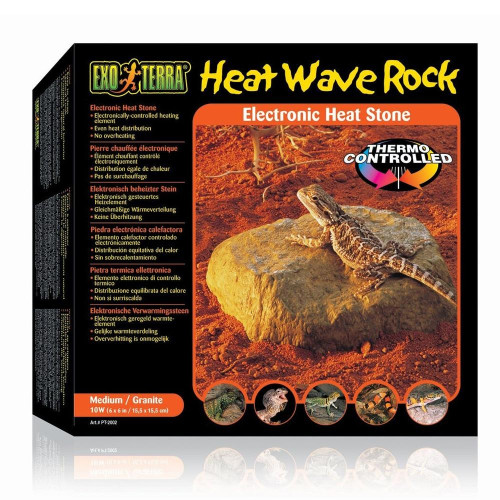 Обогреватель ExoTerra для террариумных животных Heat Wave Rock Горячий камень10 Вт 15x15см
