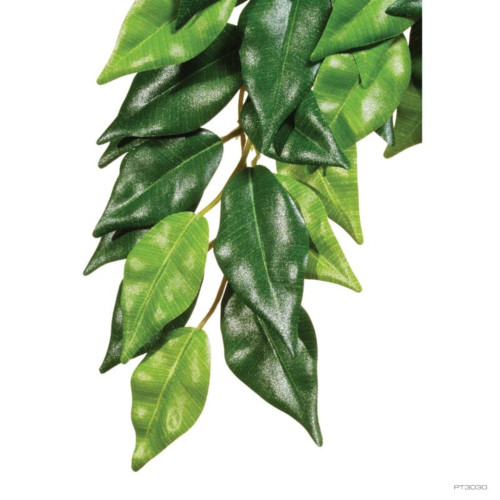 Растение ExoTerra для террариума пластик Ficus Silk, текстиль, 15x31x4 см