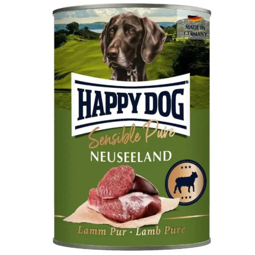 Влажный корм для собак Happy Dog Sens Pure Lamm с ягненком, 400 г