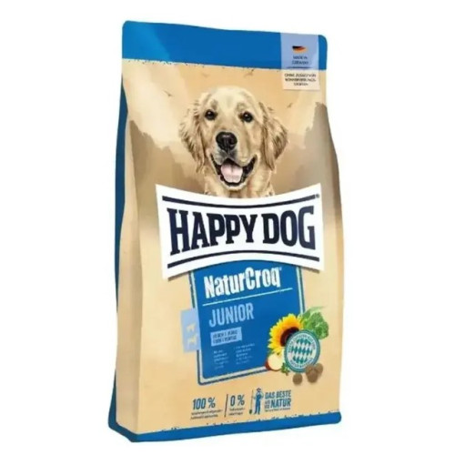 Сухий корм для молодих собак Happy Dog Naturcroq Junior вагою від 10 кг та віком від 7 місяців, 4 кг