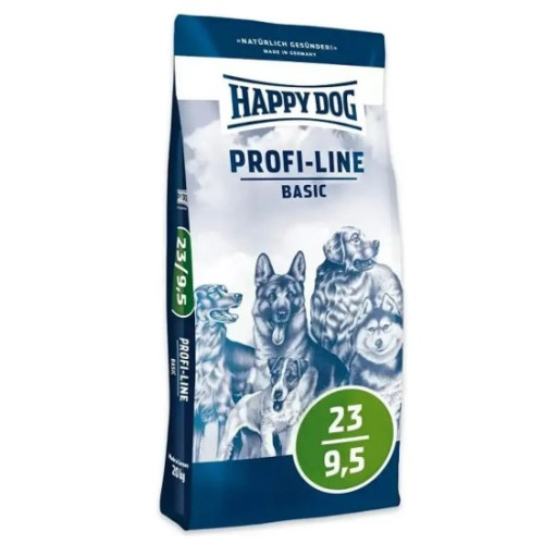 Сухий корм Happy dog Profi-Line Basic 23/9,5 для дорослих собак всіх порід, 20 кг