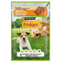 Вологий корм для собак Friskies Adult шматочки у підливці з куркою та морквою 26х85 г