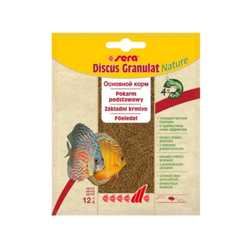 Сухой корм для рыб Sera discus granules Nature гранулы - 12 гр