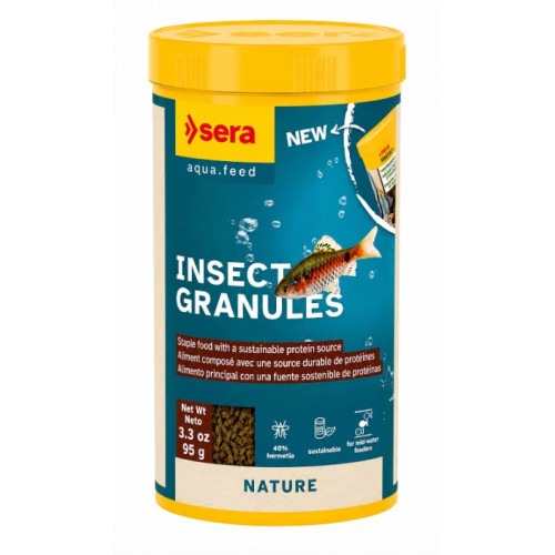 Сухой корм для рыб Sera Insect Nature - 250 мл ( 95г.)