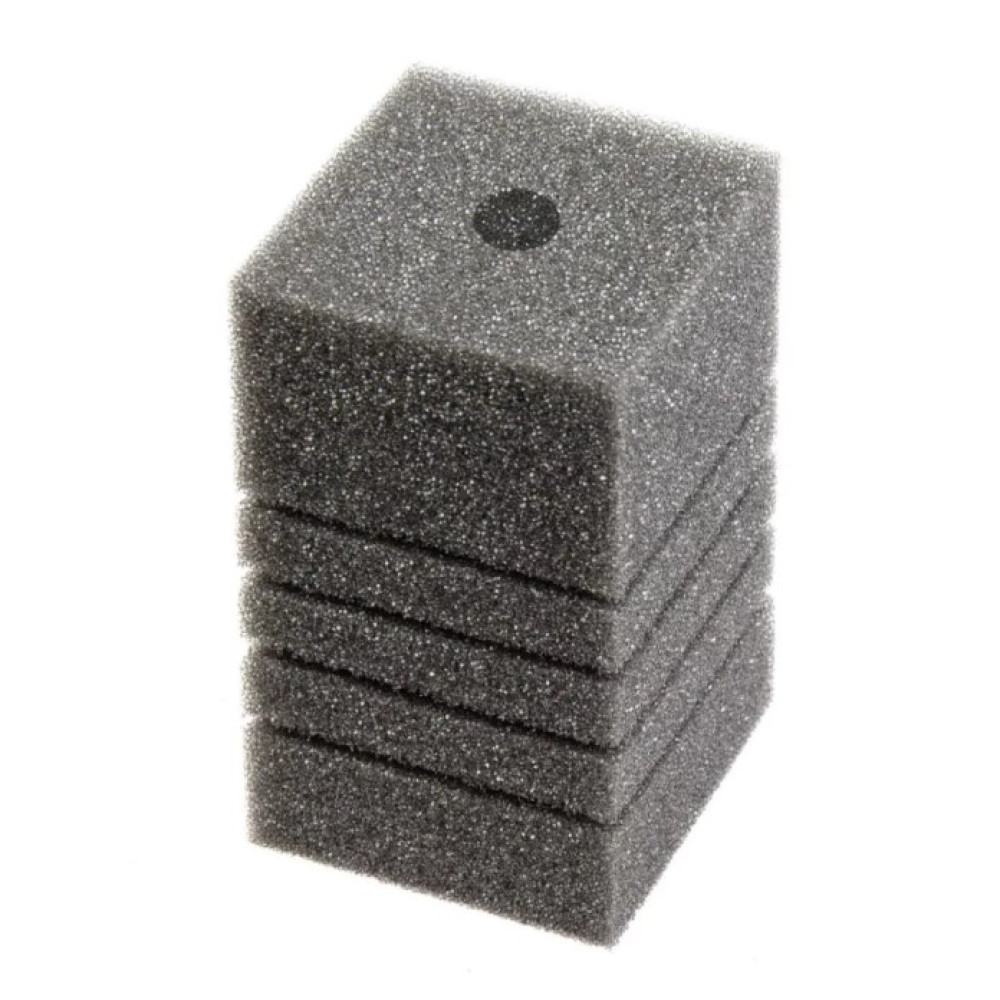 Змінна губка для внутрішнього фільтра (помпи), пряма крупнопориста рифлена - 9х15 см