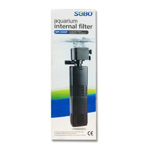 Фільтр для акваріума з аерацією Sobo WP-2000F, 880 л/год до 150 л.