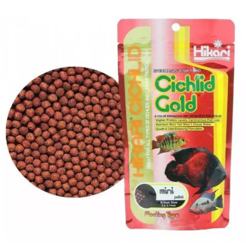 Корм для малавийских и африканских цихлид HIKARI CICHLID GOLD Mini (гранулы 3.2-3.7мм) для окраса - 250 г
