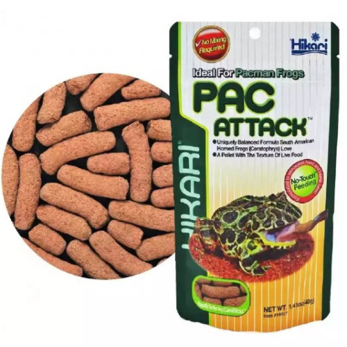 Корм для лягушек рогаток и других земноводных HIKARI REPTILE PAC ATTACK (палочки) 40G