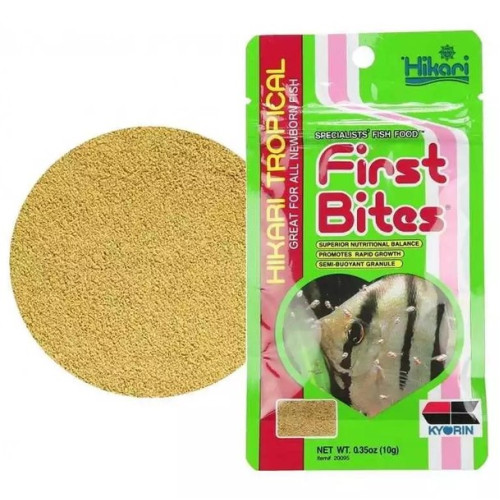 Корм для мальків рибок довжиною від 4 мм HIKARI TROPICAL FIRST BITES (гранули 0.2 мм) - 10г