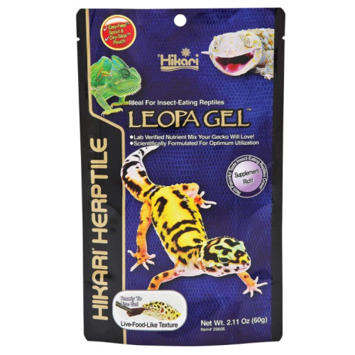 Корм для насекомоядных рептилий, гекконов, хамелионов и других HIKARI HERPTILE LEOPAGEL - 60г