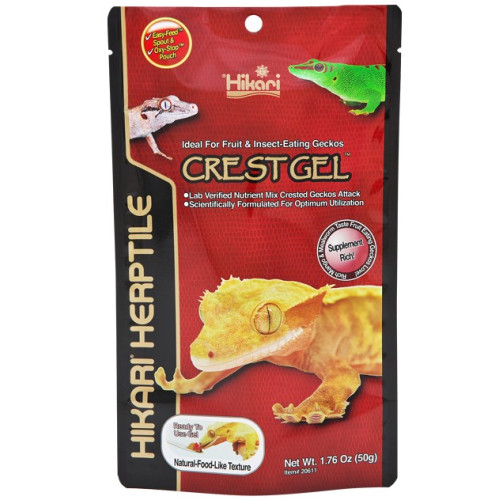 Корм для фруктоядных и насекомоядных рептилий HIKARI HERPTILE CRESTGEL - 50г