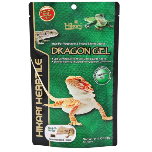 Корм для всеядных рептилий HIKARI HERPTILE DRAGONGEL - 60г