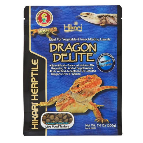 Гранулированный корм для всеядных рептилий HIKARI HERPTILE DRAGON DELITE - 200г