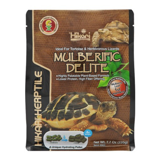 Корм для сухопутных (суходольных) черепах HIKARI HERPTILE MULBERIFIC DELITE - 220г