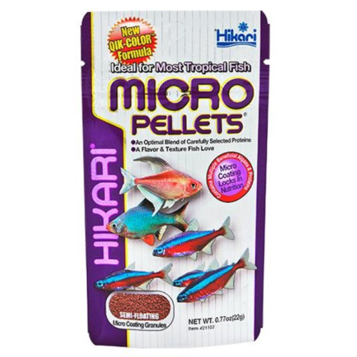 Корм для дрібних тропічних рибок HIKARI TROPICAL MICRO PELLETS (гранули 0.8 мм) - 22г