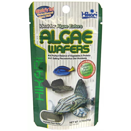 Корм для растительноядных сомов от 10 см HIKARI TROPICAL ALGAE WAFERS (таблетки 15-20 мм) - 20г