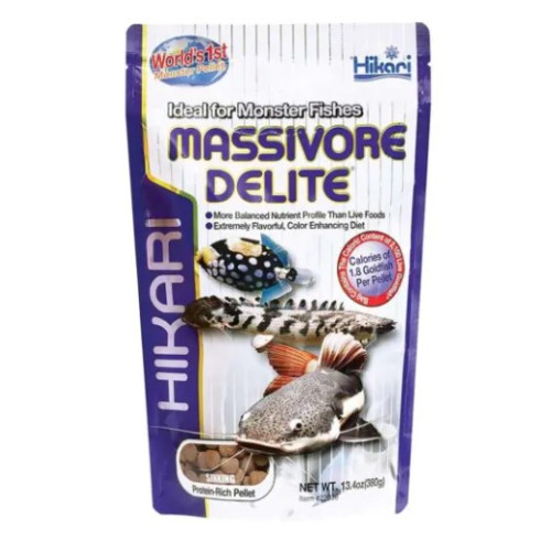 Корм для мясоїдних риб від 20 см HIKARI TROPICAL MASSIVORE DELITE - 380г