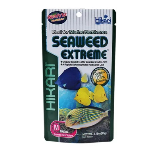 Корм для морських рослиноїдних риб HIKARI MARINE SEAWEED EX MEDIUM WAFER - 90г