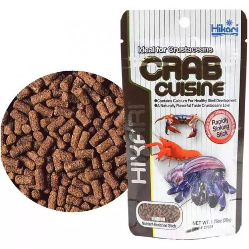 Корм для раков, креветок и аксолотлей HIKARI TROPICAL CRAB CUISINE (тонущие стиксы) - 50г