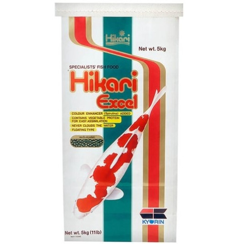 Корм для ставкових риб HIKARI EXCEL MEDIUM (гранули 5 мм) - 5 кг