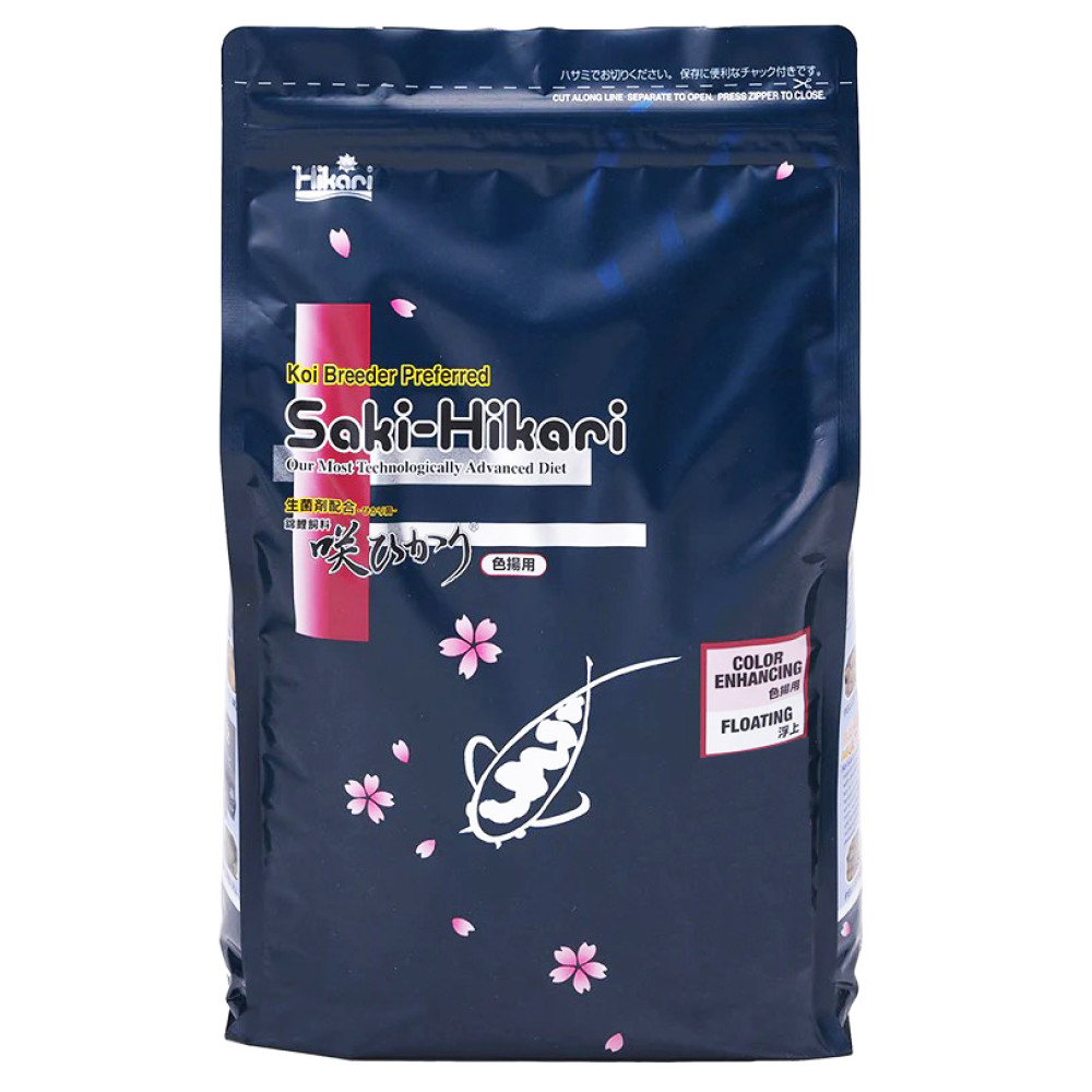 Корм для ставкових риб SAKI-HIKARI COLOR ENHANCING L (покращення кольору, плаваюча гранула 7.5-8.5мм) - 5 кг
