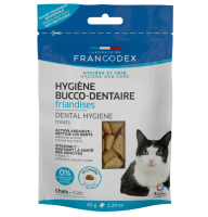 Лакомство для гигиены зубов Francodex для кошек с уткой, 65 г