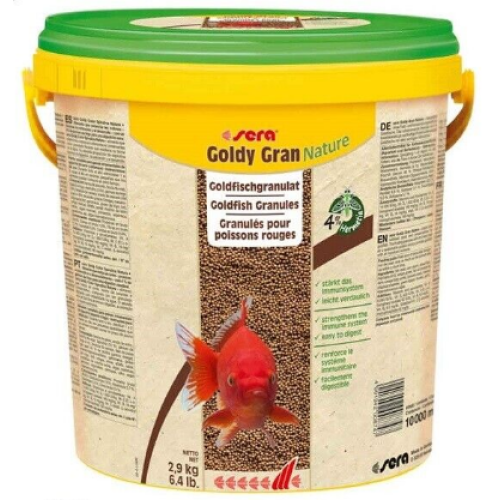 Сухой корм для рыб Sera goldy gran гранулированный, 10 л (2,9 кг)