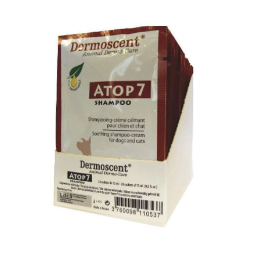 Лечебный шампунь Dermoscent Atop 7 Shampoo для собак и кошек, 20 х 15 мл, 20 х 15 мл