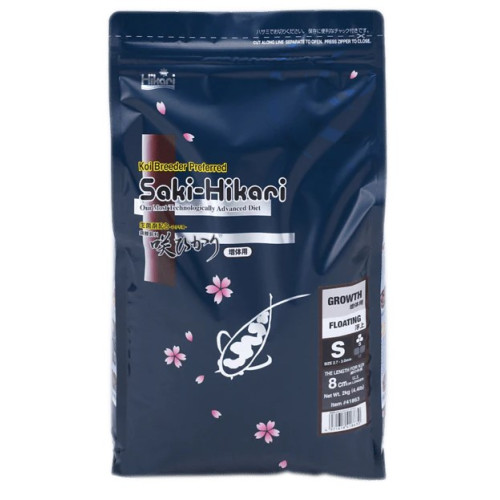 Корм для ставкових риб SAKI-HIKARI GROWTH S (для молодих риб, плаваючій 3.5-4 мм) - 2 кг