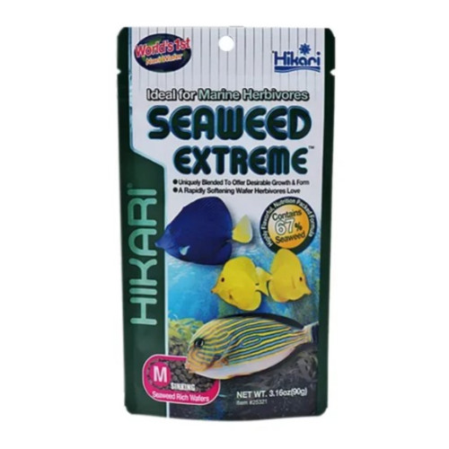 Корм для морських рослиноїдних риб HIKARI MARINE SEAWEED EX MEDIUM WAFER - 250 г