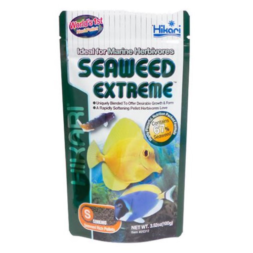 Корм для морских растительноядных рыб HIKARI MARINE SEAWEED EX SMALL PELLET - 100 г