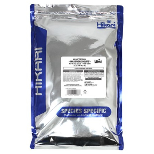 Корм для мясоїдних риб від 20 см HIKARI TROPICAL MASSIVORE DELITE - 1 кг