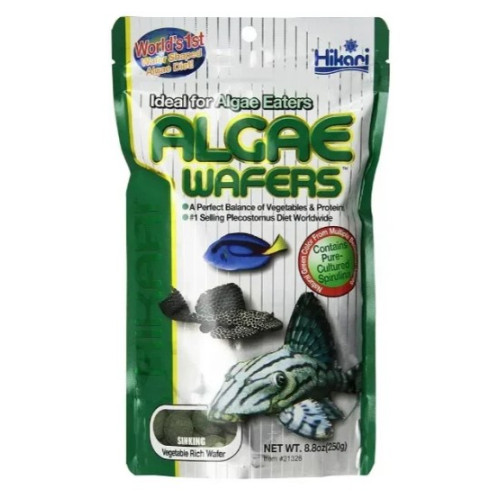 Корм для рослиноїдних сомів від 10 см HIKARI TROPICAL ALGAE WAFERS (таблетки 15-20 мм) - 250г