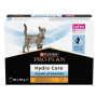 Вологий корм ProPlan Hydra Care для дорослих котів, що сприяє збільшенню споживання рідини та розрідженню сечі, з куркою, 10х75 г