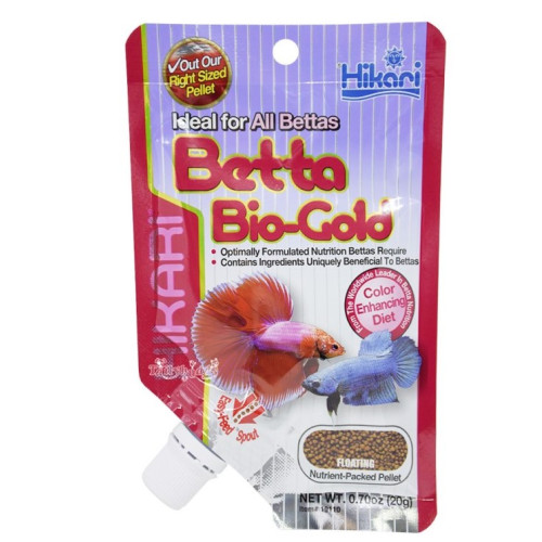 Корм для рыб петушков HIKARI TROPICAL BETTA BIO-GOLD (плавающие гранулы 1мм) - 20 г
