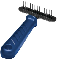 Гребень-грабли для вычесывания шерсти у собак и кошек Artero металл/пластик 15,5*8 см,