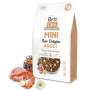 Сухой корм Brit Care Mini Raw Delights Adult для взрослых собак малых пород с индейкой и креветками, 2 кг