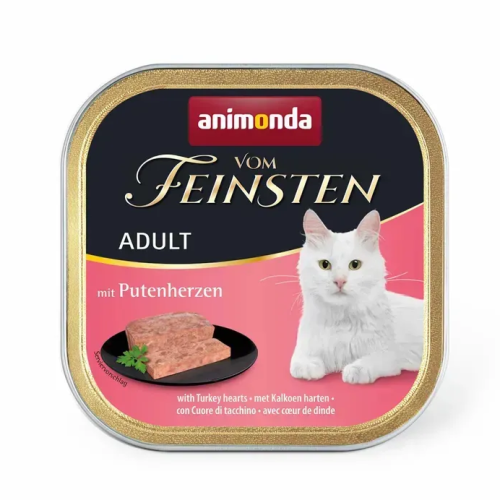 Вологий корм для котів Animonda Vom Feinsten Adult (індиче серце) -150 г