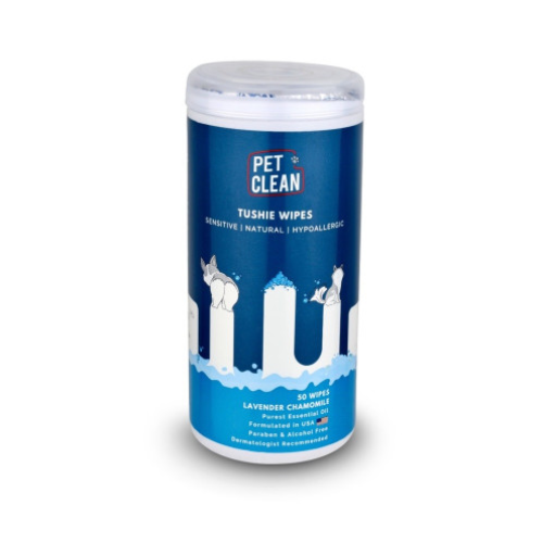 Салфетки влажные для домашних животных Pet Clean PET TUSHIE WIPES гипоаллергенные (с ароматом Алоэ Вера) - 50шт
