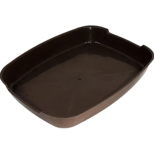 Туалет для кошек Lucky Pet глубокий без сетки (коричневый) - 40х27х12 см
