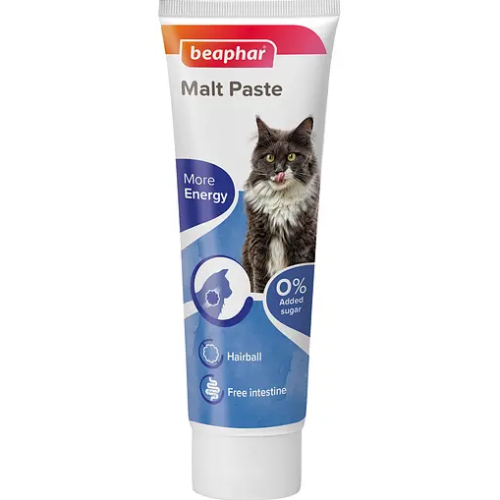 Пищевая добавка для кошек Beaphar Malt-Paste (выведение шерсти из желудка) паста - 100 г