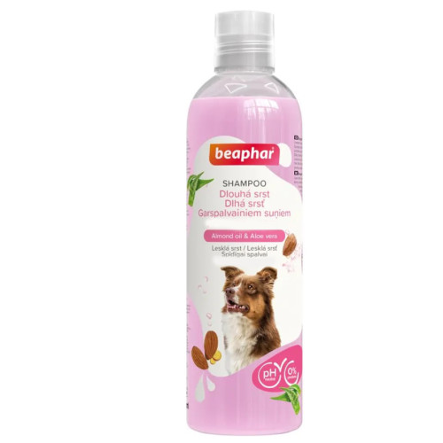 Шампунь для собак Beaphar Almond&Aloe "Довга вовна" рідина - 250 мл